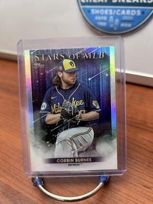 Corbin Burnes 2022 Topps Stars of MLB Chrome #SMLBC-59 Milwaukee Brewe
