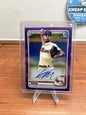 2020 Bowman Chrome - Prospect Auto Gunner Mayer #CPA-GMA Purple /250 (