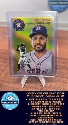 Jose Altuve 2023 Topps Chrome Platinum Anniversary Refractor #281 Hous