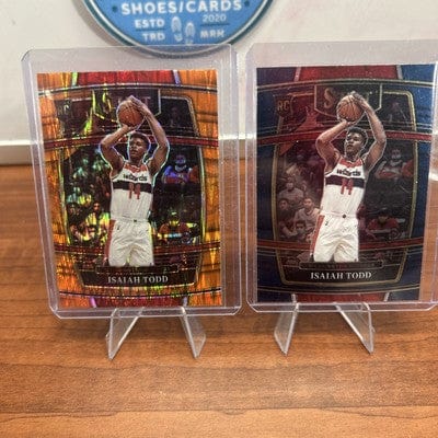 2021-22 Panini Select Orange Flash Prizms Isaiah Todd #65 Rookie Wizar