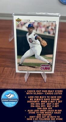 Heathcliff Slocumb 1992 Upper Deck #569 Chicago Cubs