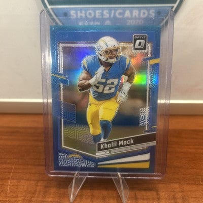 Khalil Mack 2023 Panini Donruss Optic #106 Aqua Halo Prizm /299 Charge