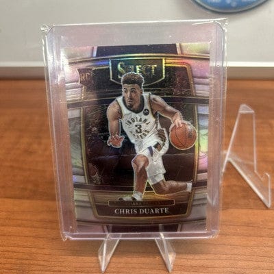 2021-22 Select Chris Duarte Concourse Silver Prizm Rookie RC #41 Pacer