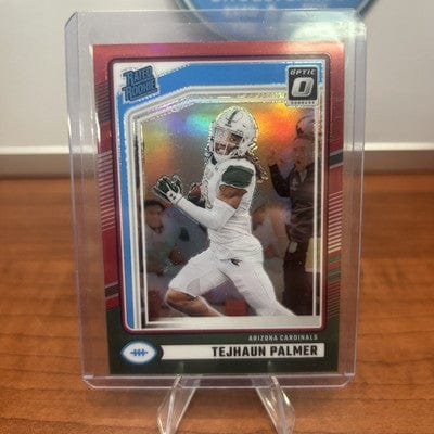 Tejhaun Palmer 2024 (RR)(RC) Panini Donruss Optic Preview Red & Green