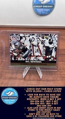Jackson's Career in Jeopardy 1991 Pro Set #346 Los Angeles Raiders