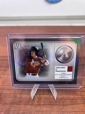 2022 Bowman Platinum #MM-1 Corbin Carroll Minted in Merit