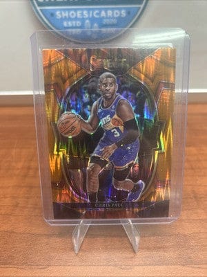 2022-23 Panini Select Chris Paul Orange Flash Prizm Concourse #50