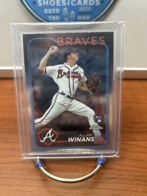 Allan Winans 2024 Topps Chrome Pink Refractor #249 Atlanta Braves