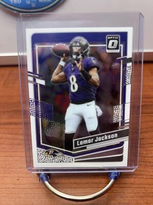 Lamar Jackson 2023 Donruss Optic #14 Baltimore Ravens