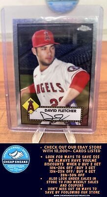 David Fletcher 2021 Topps Chrome Platinum Anniversary #366 Los Angeles