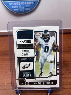 D'Andre Swift 2023 Panini Contenders #78 Philadelphia Eagles