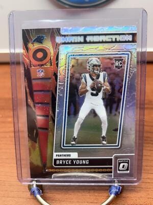 Bryce Young 2023 Donruss Optic Chain Reaction Prizm #CR-BY Carolina Pa