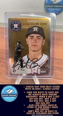 Hunter Brown RC 2023 Topps Chrome Platinum Anniversary #164 Houston As