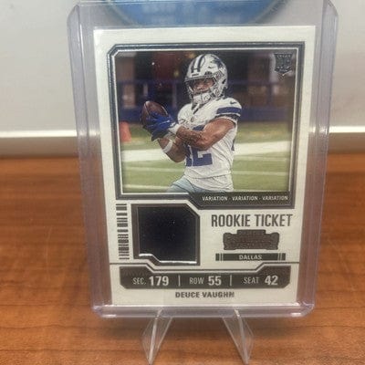 Deuce Vaughn 2023 Panini Contenders Rookie Ticket Patch Variation Cowb