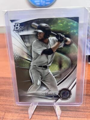 Joe Mack 2022 Bowman Platinum Top Prospects Ice Foilboard #TOP-28 Miam
