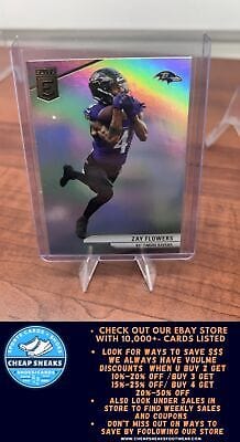 Zay Flowers 2024 Donruss Elite #88 Baltimore Ravens