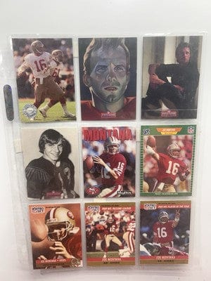 San Francisco 49ers Lot (9) Joe Montana HOF Quarterback