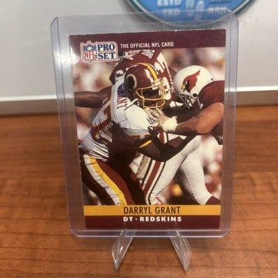 Darryl Grant 1990 Pro Set #322 Washington Redskins Legend Jersey Manle