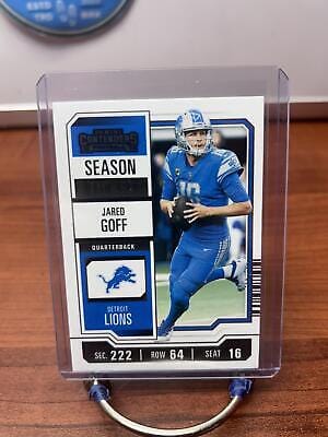 Jared Goff 2023 Panini Contenders Season Ticket Retail #35 Detroit Lio