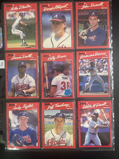 Atlanta Braves 70 + Different Lot Varations of Braves from years 1975-