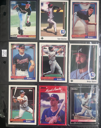 Atlanta Braves 70 + Different Lot Varations of Braves from years 1975-