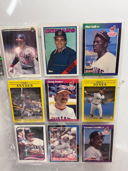 Clevland Indians/ Guardians Lots (9) Card with multiple varations to c