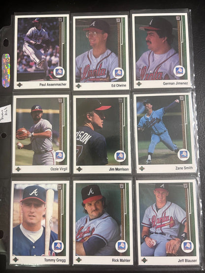 Atlanta Braves 70 + Different Lot Varations of Braves from years 1975-