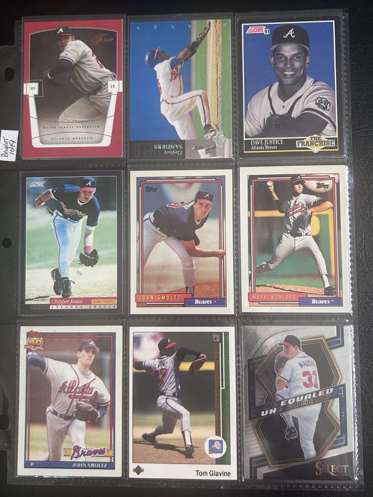 Atlanta Braves 70 + Different Lot Varations of Braves from years 1975-