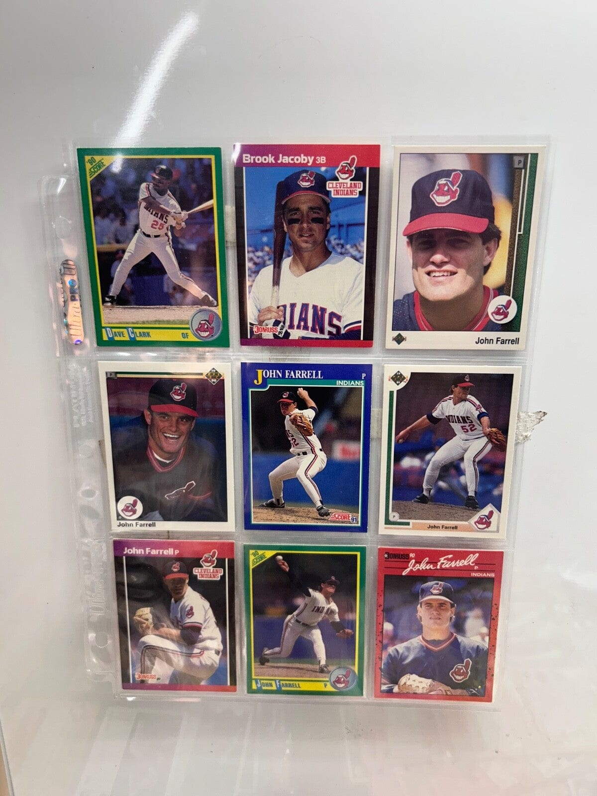Clevland Indians/ Guardians Lots (9) Card with multiple varations to c