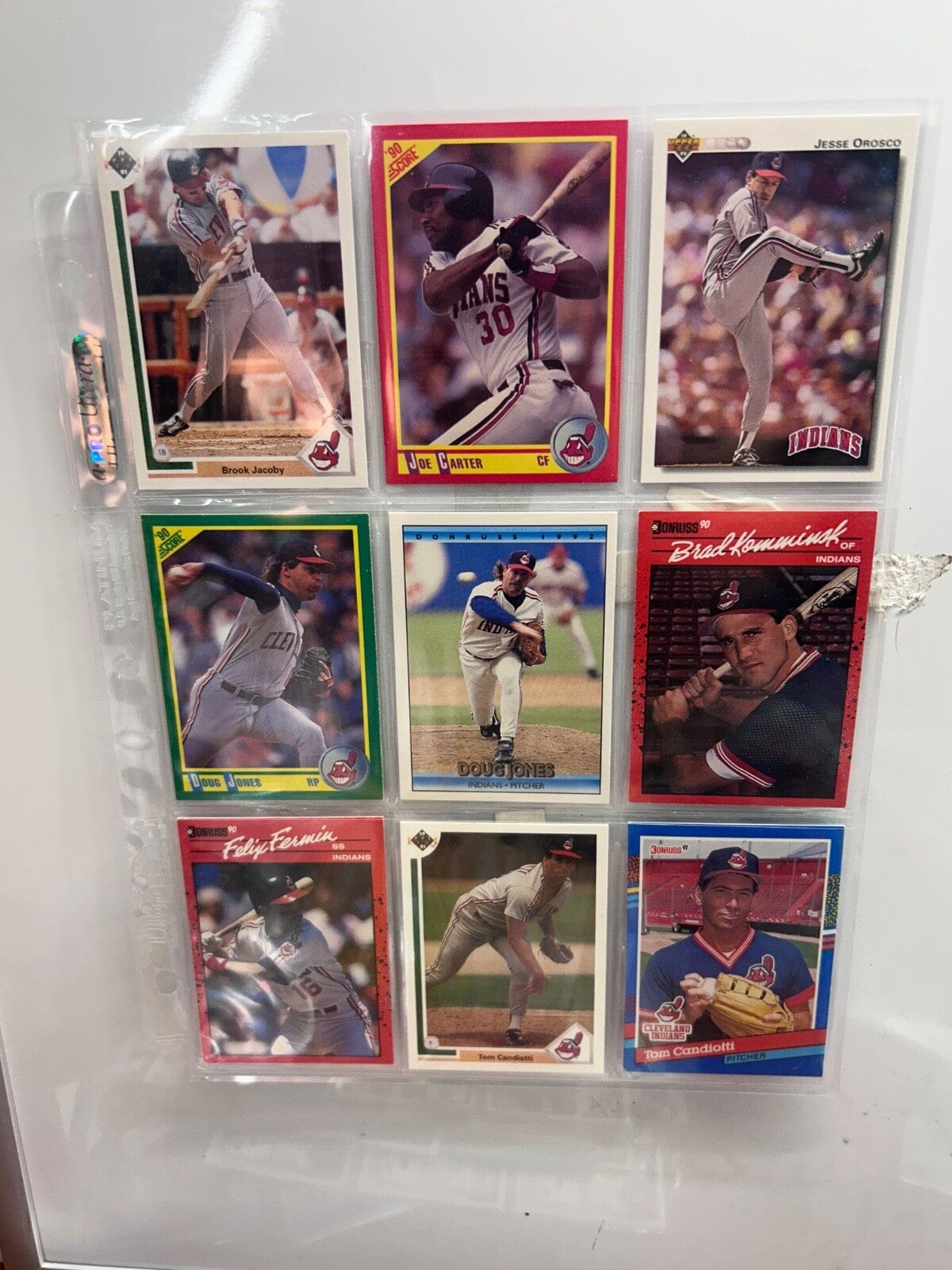 Clevland Indians/ Guardians Lots (9) Card with multiple varations to c