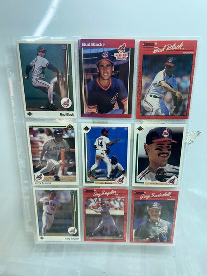 Clevland Indians/ Guardians Lots (9) Card with multiple varations to c