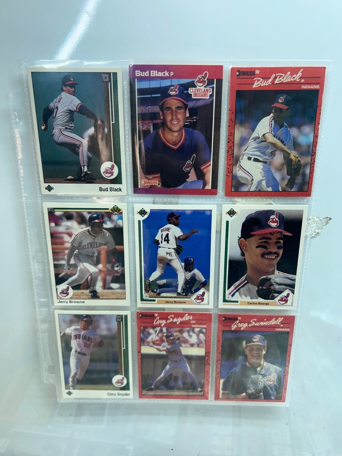 Clevland Indians/ Guardians Lots (9) Card with multiple varations to c