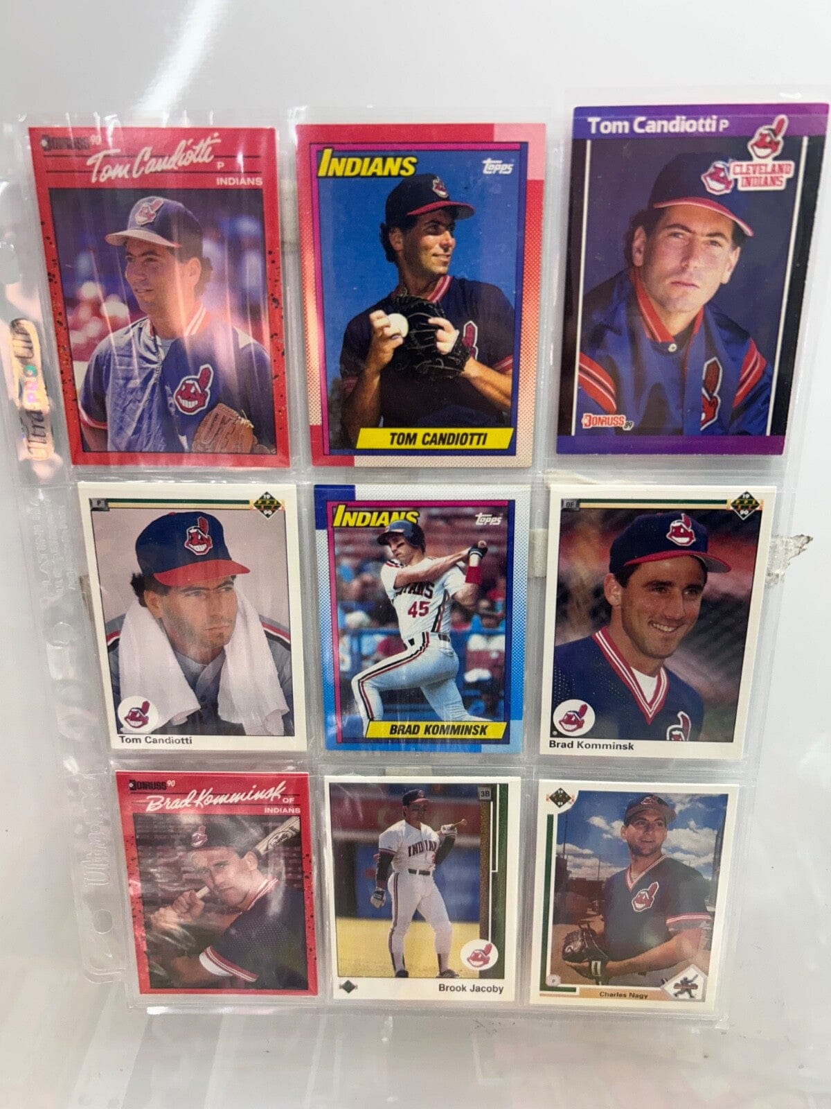 Clevland Indians/ Guardians Lots (9) Card with multiple varations to c