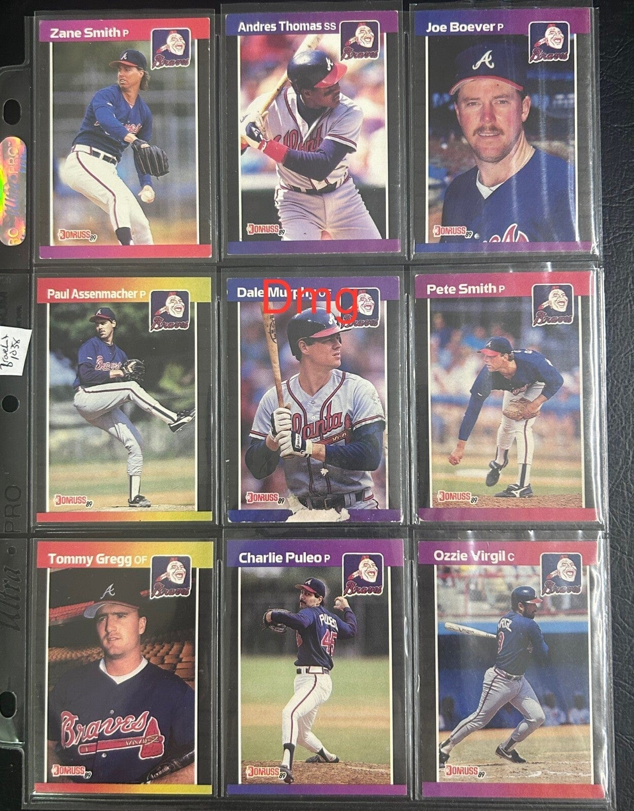 Atlanta Braves 70 + Different Lot Varations of Braves from years 1975-