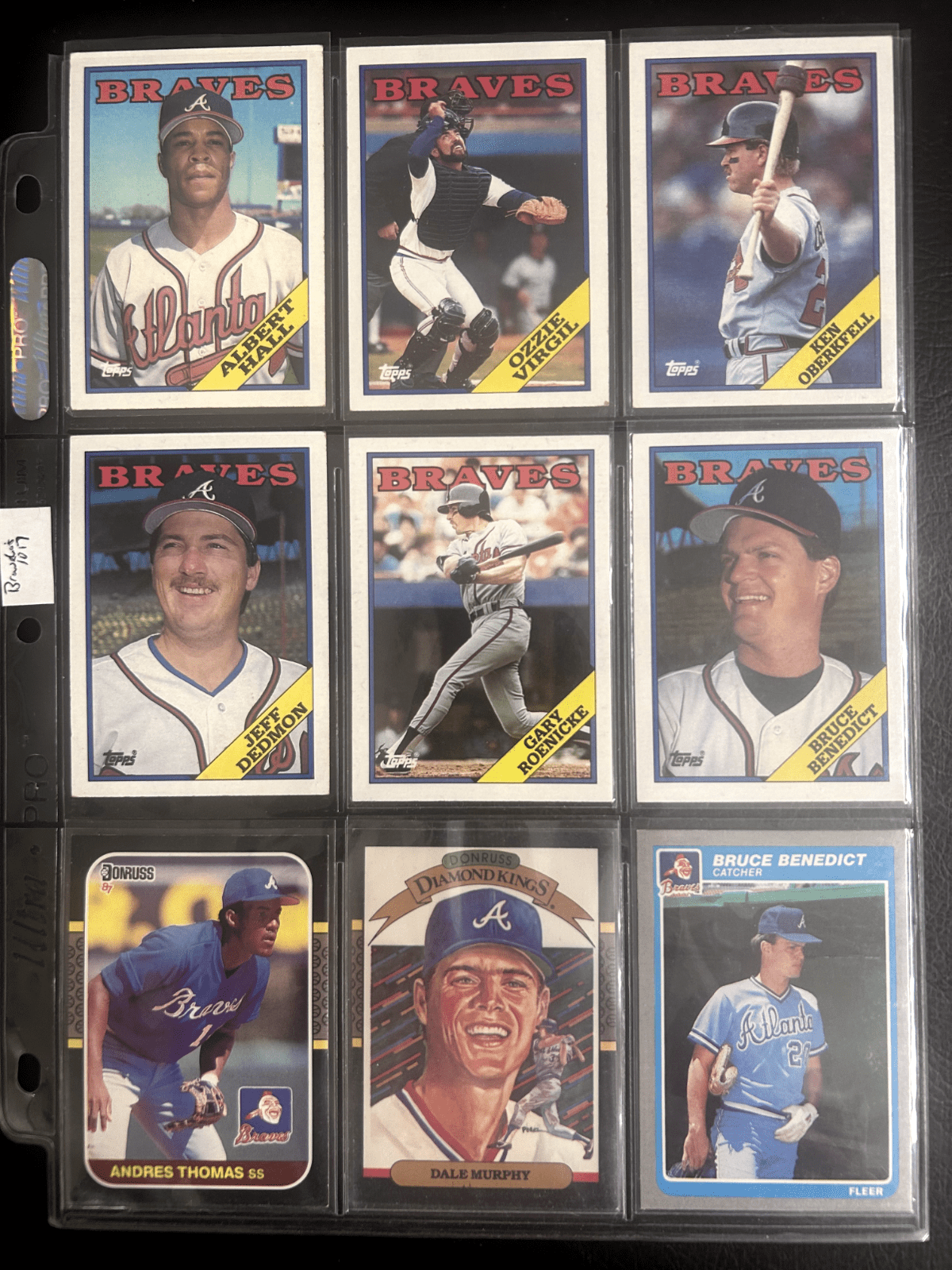 Atlanta Braves 70 + Different Lot Varations of Braves from years 1975-