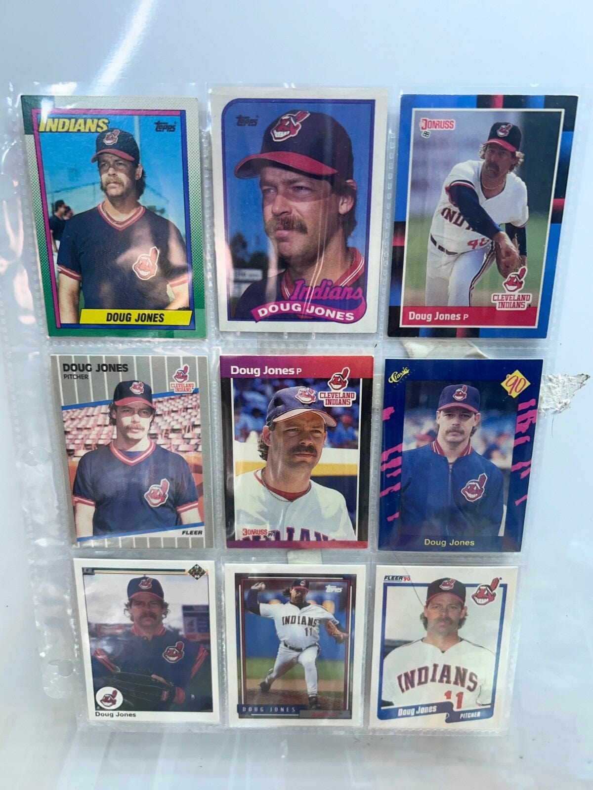 Clevland Indians/ Guardians Lots (9) Card with multiple varations to c