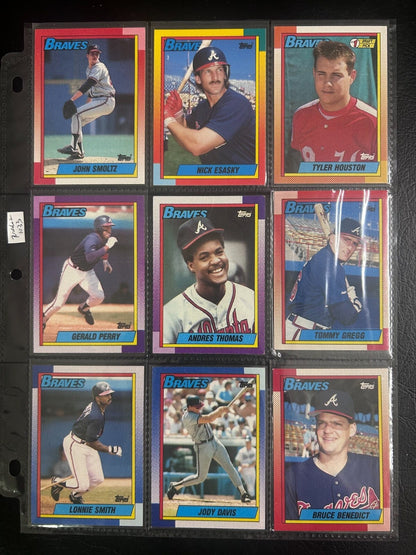 Atlanta Braves 70 + Different Lot Varations of Braves from years 1975-