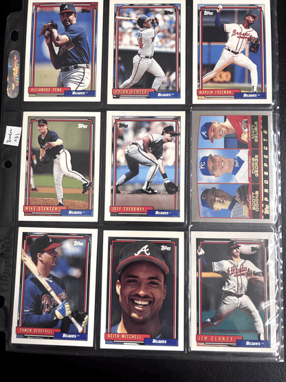 Atlanta Braves 70 + Different Lot Varations of Braves from years 1975-