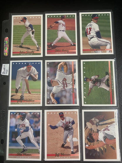 Atlanta Braves 70 + Different Lot Varations of Braves from years 1975-