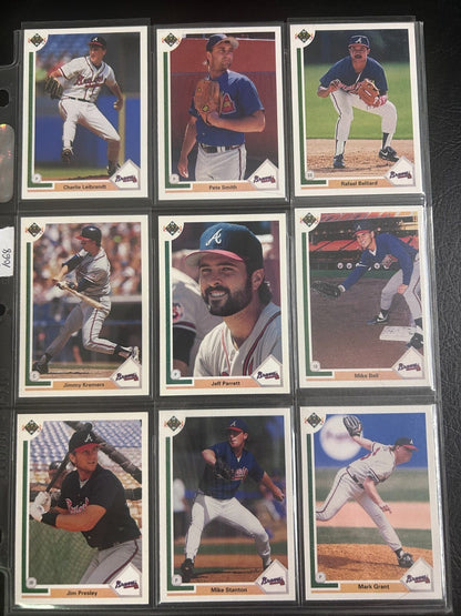 Atlanta Braves 70 + Different Lot Varations of Braves from years 1975-