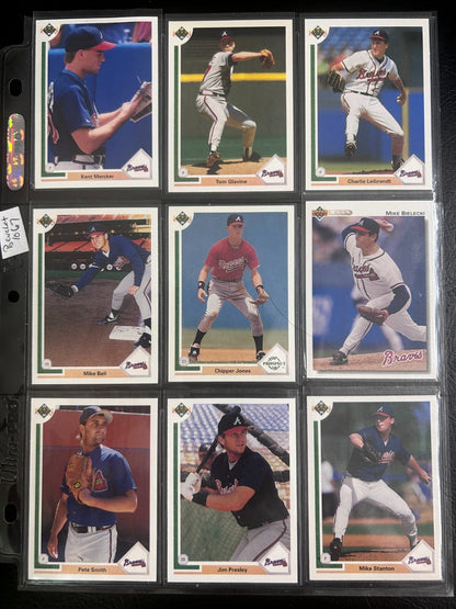 Atlanta Braves 70 + Different Lot Varations of Braves from years 1975-