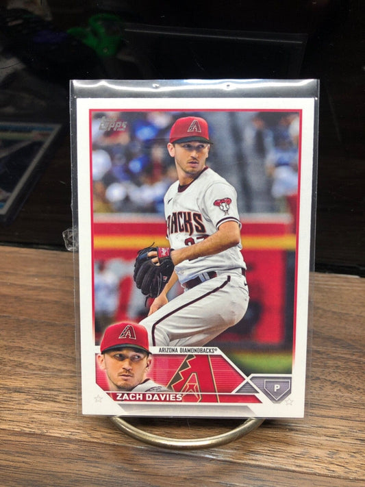 Zach Davies 2023 Topps Baseball card Series One Base #123 Arizona Diam