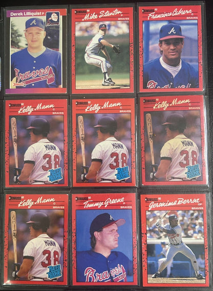 Atlanta Braves 70 + Different Lot Varations of Braves from years 1975-