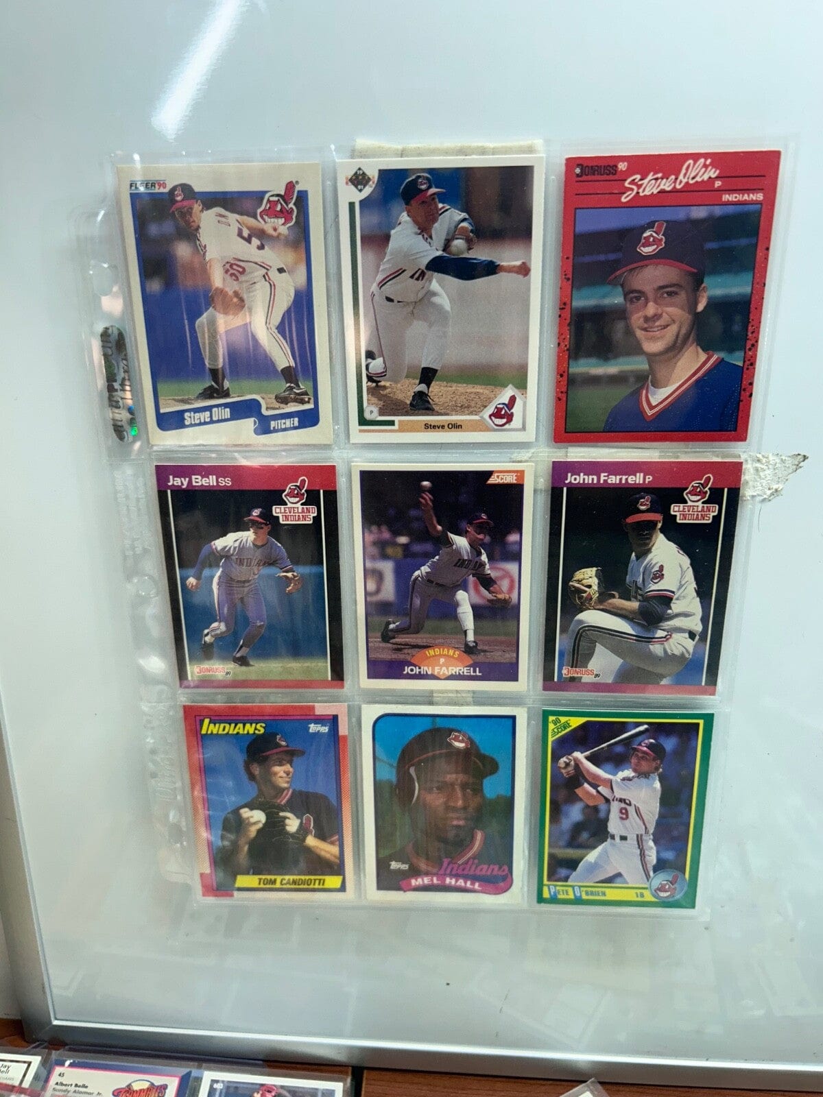Clevland Indians/ Guardians Lots (9) Card with multiple varations to c