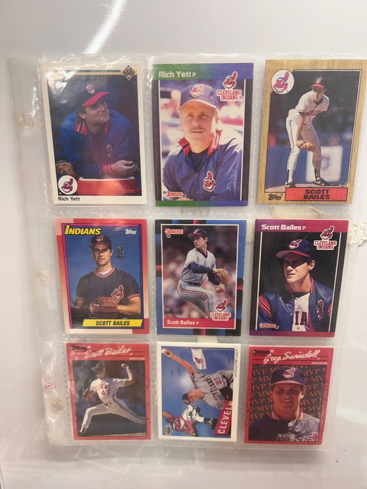 Clevland Indians/ Guardians Lots (9) Card with multiple varations to c