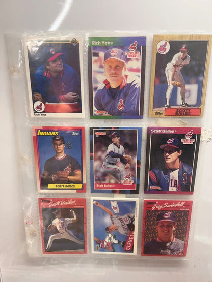 Clevland Indians/ Guardians Lots (9) Card with multiple varations to c