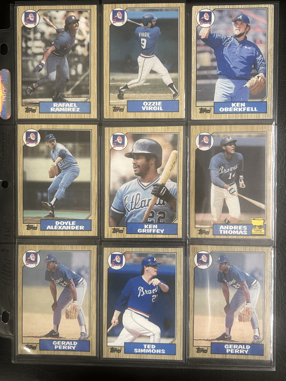 Atlanta Braves 70 + Different Lot Varations of Braves from years 1975-