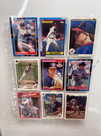 Clevland Indians/ Guardians Lots (9) Card with multiple varations to c