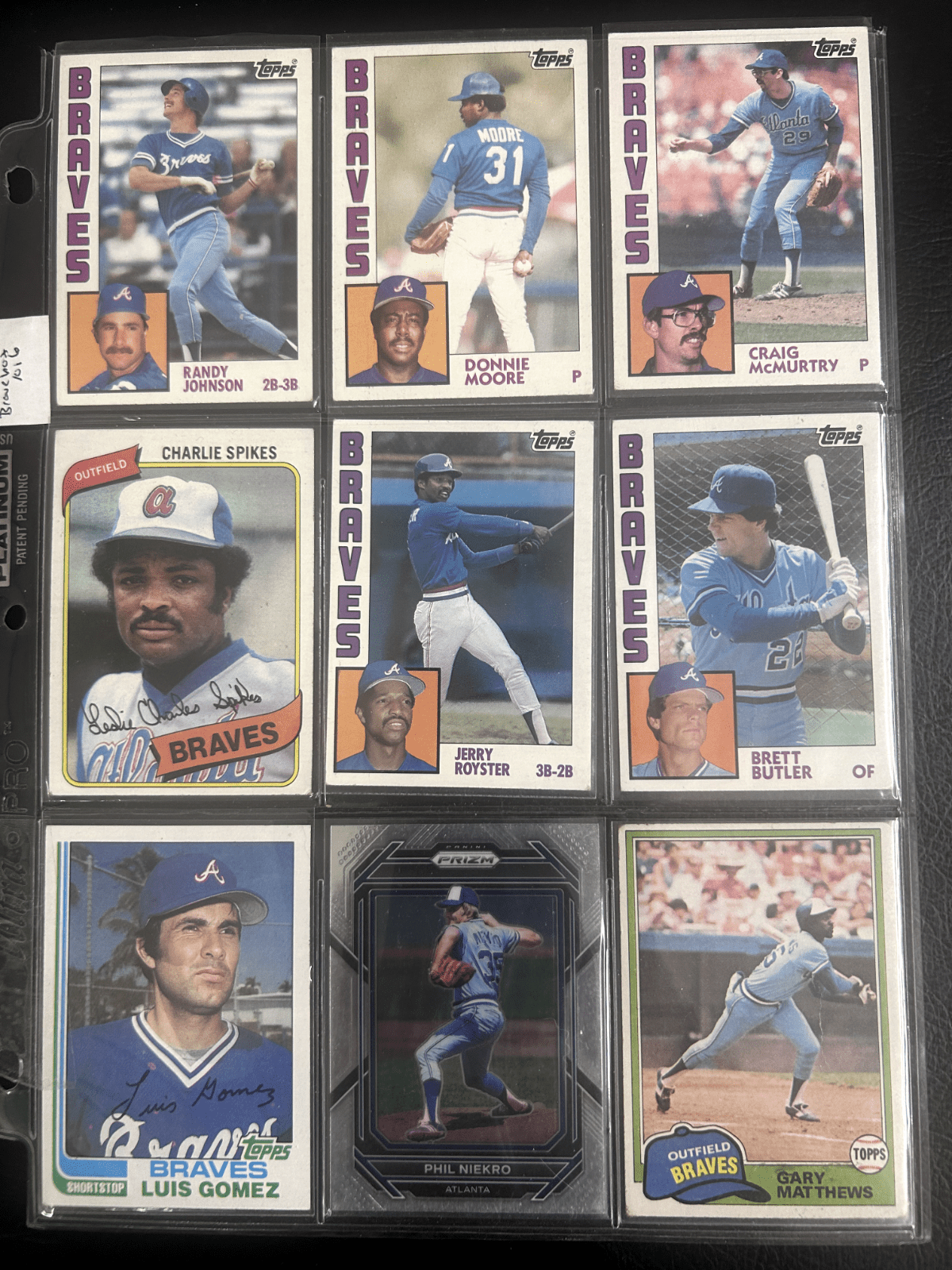 Atlanta Braves 70 + Different Lot Varations of Braves from years 1975-