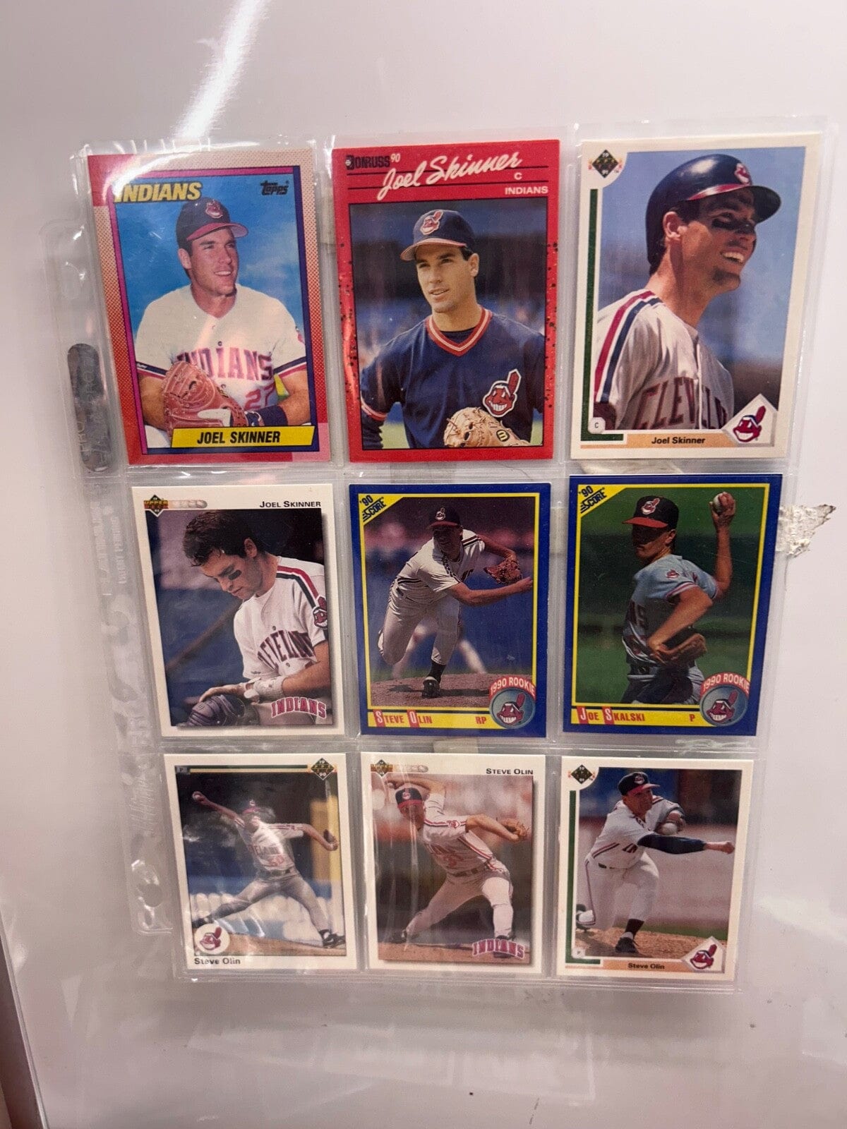 Clevland Indians/ Guardians Lots (9) Card with multiple varations to c